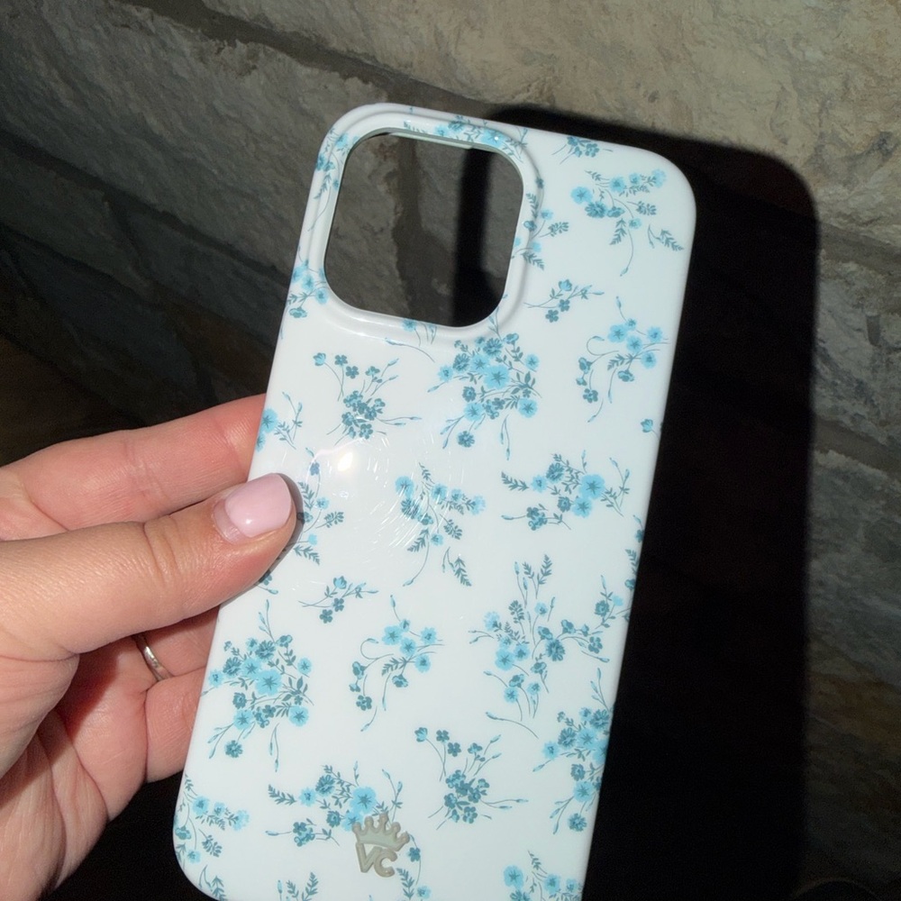 Velvet Caviar Blue Floral Phone Case